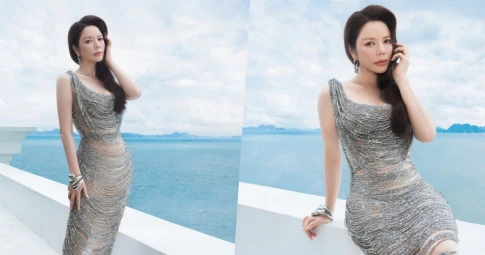 Lý Nhã Kỳ trở lại Vịnh Hạ Long, tỏa sáng với hình ảnh quý phái