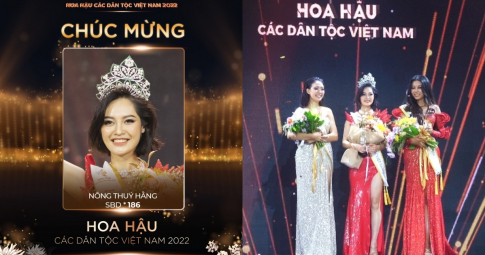 Người đẹp tóc ngắn dân tộc Tày - Nông Thúy Hằng đăng quang "Hoa hậu các Dân tộc Việt Nam 2022"