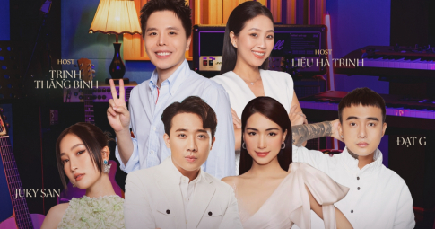 Trấn Thành, Hòa Minzy, Đạt G, Juky San kể chuyện tình trong Talkshow mới của Trịnh Thăng Bình