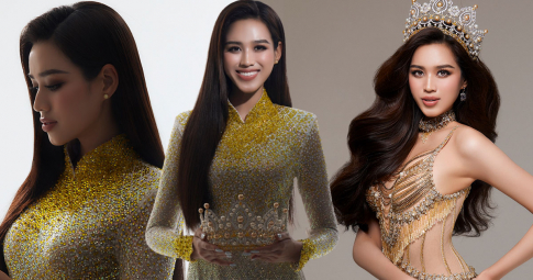 Mê mẩn 2 thiết kế của Đỗ Hà trong đêm chung kết Hoa hậu Việt Nam: Đẹp tinh xảo và đầy ý nghĩa