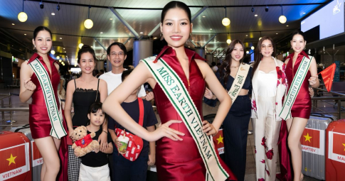 Cao Ngọc Bích lên đường dự thi Miss Earth 2024, được các đàn chị dặn dò kỹ lưỡng khi chinh chiến quốc tế