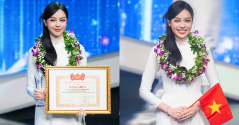 Hoa hậu Quốc tế - Thanh Thủy được vinh danh là “Gương mặt trẻ Việt Nam triển vọng năm 2024”