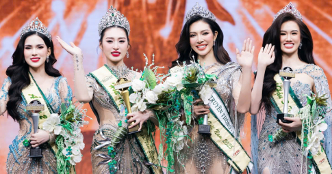 Người đẹp Hải Dương - Trâm Anh đăng quang Miss Earth Vietnam 2025, Thiên Hương giành giải Á hậu 1
