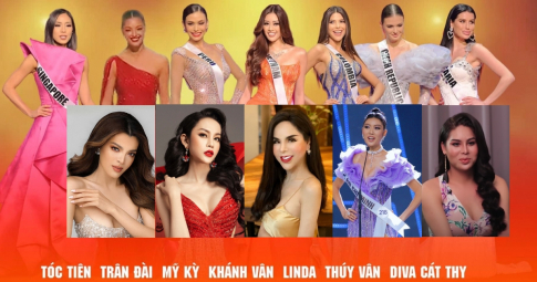 Fans "tự hào" có đến 6 mỹ nhân Việt cùng thi Miss Universe, Linda - Cát Thy đẹp không kém Khánh Vân?
