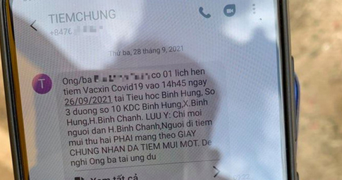 Phát hiện 11 người tạo tin nhắn giả để đi tiêm vaccine ngừa COVID-19
