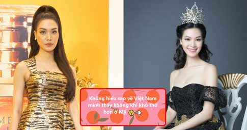 Bị “ném đá” vì chê không khí ở Việt Nam khó thở, hoa hậu Thùy Dung có động thái bất ngờ