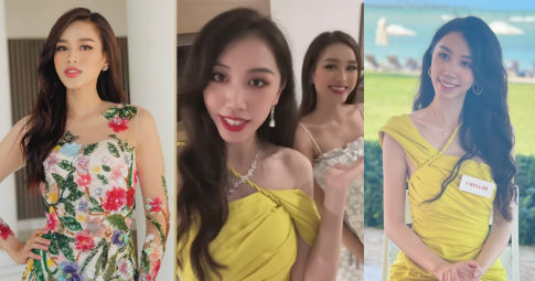 Đỗ Hà "ghi điểm" khi sẵn lòng cho Hoa hậu Trung Quốc mượn váy dự thi tại Miss World 2021