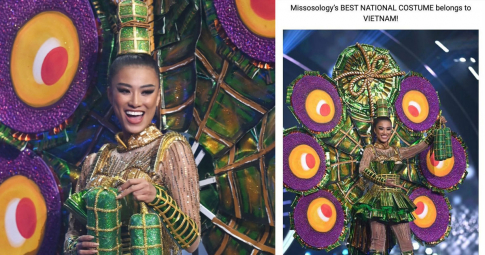 Kim Duyên nhận tin vui trước chung kết: Trang phục dân tộc "Bánh tét" được bình chọn đẹp nhất Miss Universe