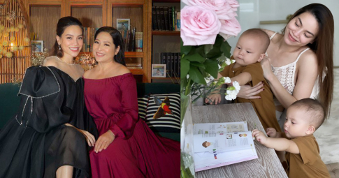 MC Quỳnh Hương đặt tên tiếng Việt cho cặp song sinh nhà Hà Hồ, tiết lộ số phận của Lisa và Leon