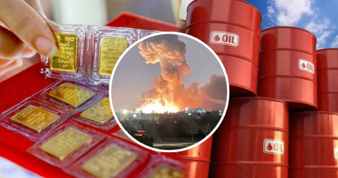 Xung đột tại Ukraine khiến giá dầu và vàng tăng dựng đứng