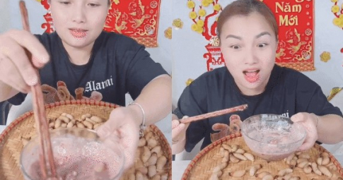 Gọi Quỳnh Trần JP là "bà hoàng phá trend": Thử ăn đuông dừa với mắm tôm
