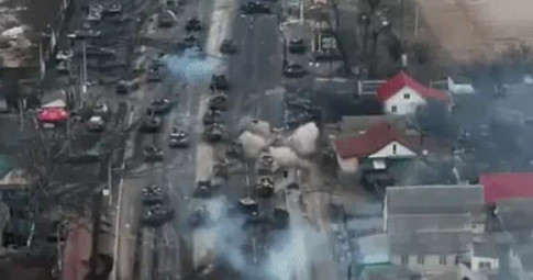 Giáp chiến ác liệt ở Kiev, Ukraine - Đoàn quân xa khổng lồ 64km của Nga "tan tác"