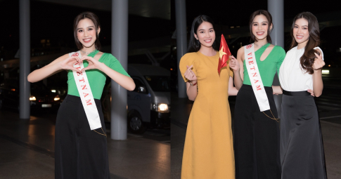 Đỗ Thị Hà chính thức lên đường sang Puero Rico, tiếp tục hành trình chinh phục vương miện Miss World 2021