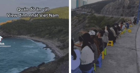 Choáng ngợp vì chiếc view ăn cá viên chiên ĐẸP NHẤT Việt Nam, nhà hàng 5 sao cũng không sánh bằng