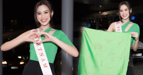 Đỗ Thị Hà chính thức lên đường, quay trở lại với Miss World 2021