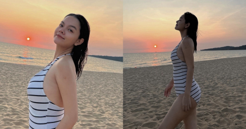 Phạm Quỳnh Anh khoe ảnh diện bikini giữa tin đồn mang thai, netizen tranh cãi về điểm này
