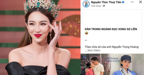 Thùy Tiên trượt tay chia sẻ bài đăng bóc phốt Hiền Hồ: Hoa hậu Hòa bình "không hóng drama, đời không nể"