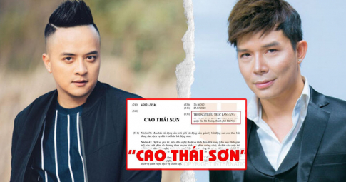 Nathan Lee đăng ký độc quyền thương hiệu Cao Thái Sơn, "chặn hết đường làm ăn"của đàn em?