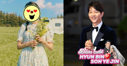 Song Joong Ki dự hôn lễ Hyun Bin - Son Ye Jin, "nữ hoàng rating" đình đám bắt được hoa cưới