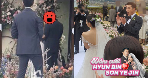 Loạt ảnh "xịn" đám cưới của Hyun Bin và Son Ye Jin: Cô dâu phản ứng ra sao khi hôn chú rể?