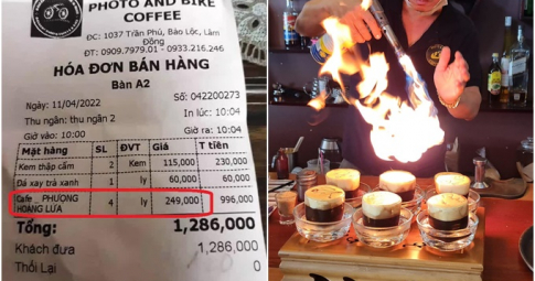 Chủ quán lên tiếng khi bị tố bán ly cà phê đắt nhất Việt Nam