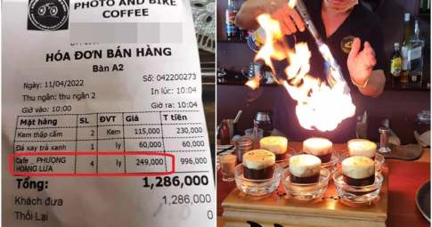 Chủ quán lên tiếng khi bị tố bán ly cà phê đắt nhất Việt Nam