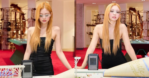 Jennie (Blackpink) nổi bật tại flagship store mang tên mình ở Mỹ, khoe mẫu kính mới tự tay thiết kế