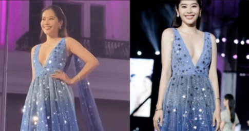Bắt cận visual Nam Em tại đêm thi thời trang Miss World Việt Nam 2022