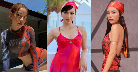 Dàn mỹ nhân Việt đọ dáng với váy loang màu:  Thùy Tiên hay Kỳ Duyên mới sexy nhất?