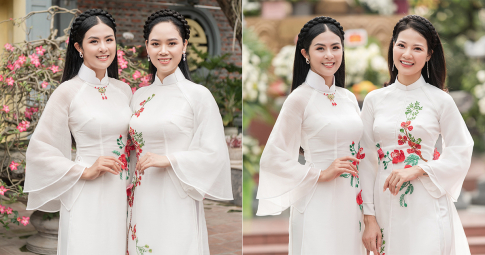 Hoa hậu Mai Phương tái xuất, cùng dàn "hậu" Hải Phòng khoe nhan sắc cực phẩm cùng áo dài
