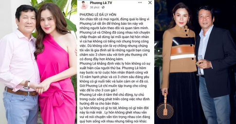Hoa hậu Phương Lê ly hôn chồng đại gia sau 13 năm gắn bó
