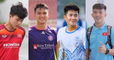 4 hot boy Gen Z đã đẹp trai lại đá bóng hay của U23 Việt Nam: "Chị em" thi nhau nhận chồng!
