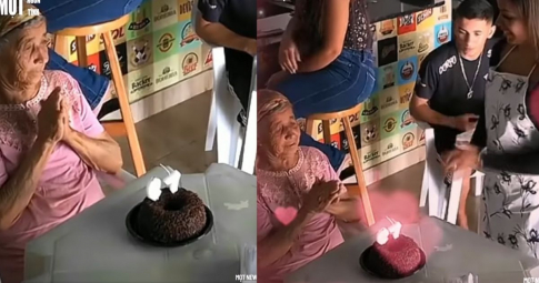 Không có người thân, cụ bà 79 tuổi lủi thủi vào quán thổi nến sinh nhật một mình và cái kết cảm động