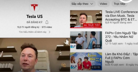 Nóng: Kênh youtube giải trí FAPTV đã bị hack và đổi tên thành Tesla US khiến khán giả hoang mang