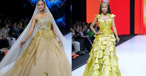 Lọ lem Châu Á - H'Hen Niê vấy váy liên tục vẫn không ngã: Đẳng cấp Top 5 Miss Universe là đây