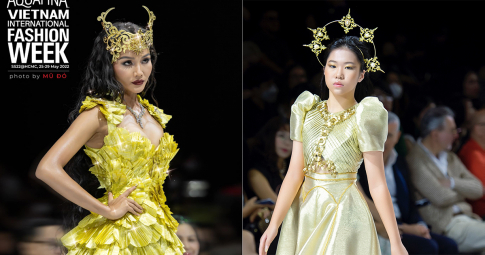 Thần thái kiêu sa của cô nàng người mẫu nhí 12 tuổi đứng chung sàn runway với Hoa hậu H'Hen Niê