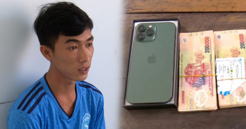 Mở két sắt trộm tiền của bà ngoại để… mua iPhone tặng bạn gái