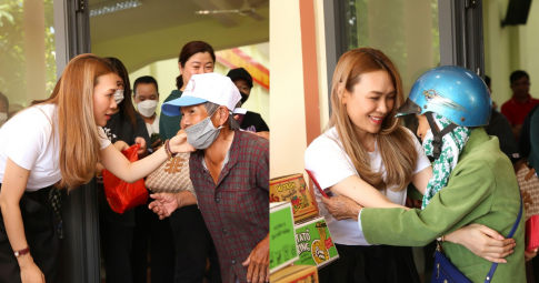 Mỹ Tâm trao học bổng cho học sinh, tặng quà cho bà con khó khăn tại Lâm Đồng