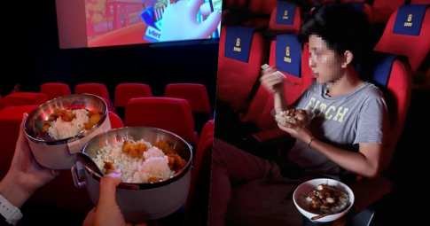Rạp chiếu phim cho phép khán giả ăn cơm khi xem phim, netizen phản ứng thế nào?