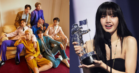 VMAs 2022: BTS vắng mặt nhưng vẫn tạo nên lịch sử, Lisa một mình "đánh bại" cả K-pop