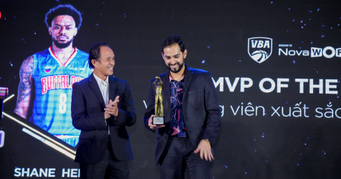 Á quân Hanoi Buffaloes thắng lớn ở VBA Awards 2022