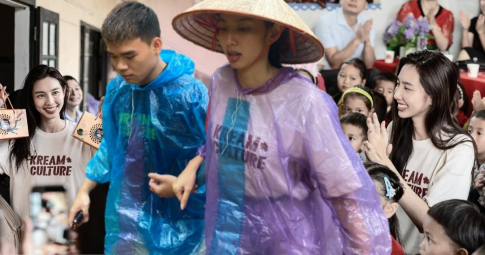 Sau khi được minh oan, hoa hậu Thùy Tiên ''vượt núi", "dầm mưa" làm thiện nguyện tại vùng cao