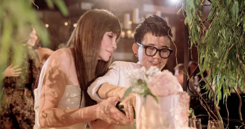 Thêm ảnh cưới "nét căng" của Phương Uyên - Thanh Hà: Dàn sao đình đám rạng rỡ chúc phúc