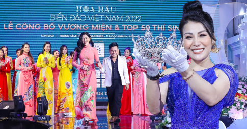 Hoa hậu Biển đảo Việt Nam ra mắt vương miện đính 12 viên kim cương xanh, giá trị "khủng" chẳng ai ngờ đến