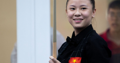 Nữ cơ thủ xinh đẹp tạo nên lịch sử cho billiards Việt Nam ở đấu trường thế giới