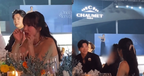 Sau tin đồn hẹn hò, Song Hye Kyo lộ ảnh thân mật cùng tài tử "The Happiness" tại sự kiện Chaumet