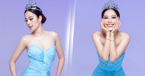 1 tháng sau Miss World Vietnam, Nam Em đội vương miện khoe nhan sắc thăng hạng, khẳng định hào quang trở lại