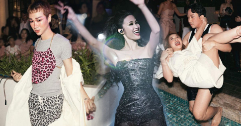 Dàn sao Việt quậy tưng bừng sau lễ cưới Diệu Nhi, Đông Nhi bất ngờ "xuất hiện" trên sân khấu giao lưu văn nghệ?