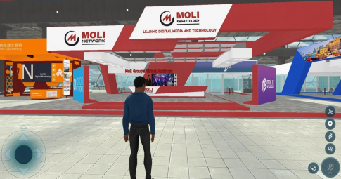 Moli Group nổi bật giữa hàng trăm gian hàng triển lãm tại Metaverse Asia Expo 2022