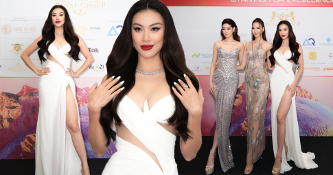 Á hậu Kim Duyên khoe đường cong quyến rũ, hé lộ tiêu chí chấm thi Hoa hậu Siêu quốc gia Việt Nam 2022